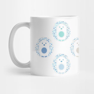 Hedgehogs Blue Mint Camel Mug